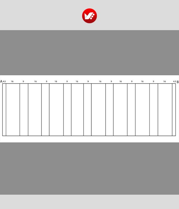 الگو برای دامن تمام پیلی