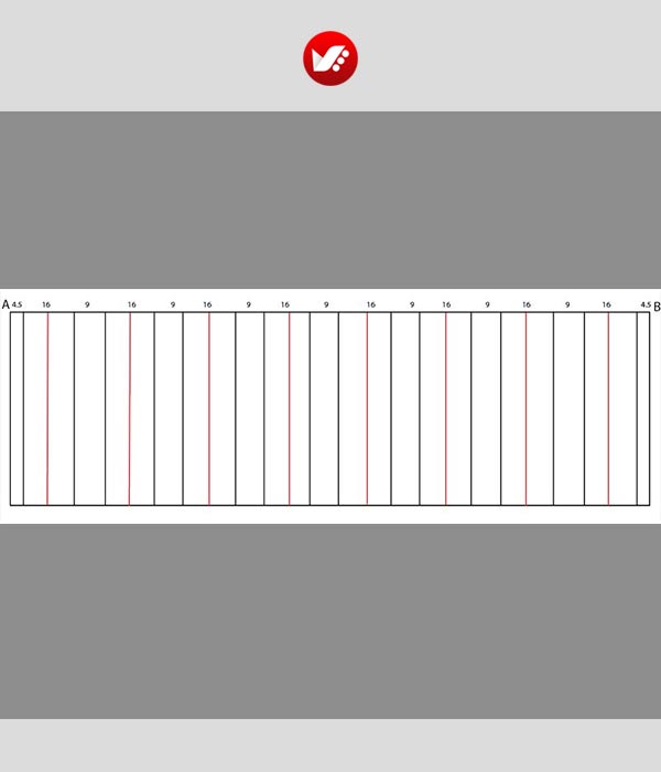 الگو برای دامن تمام پیلی